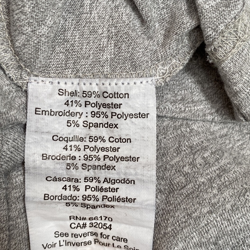 [S] Anthropologie Pankaj & Nidhi Embellished Floral T-Shirt | Gray and White - Picture 5 of 5